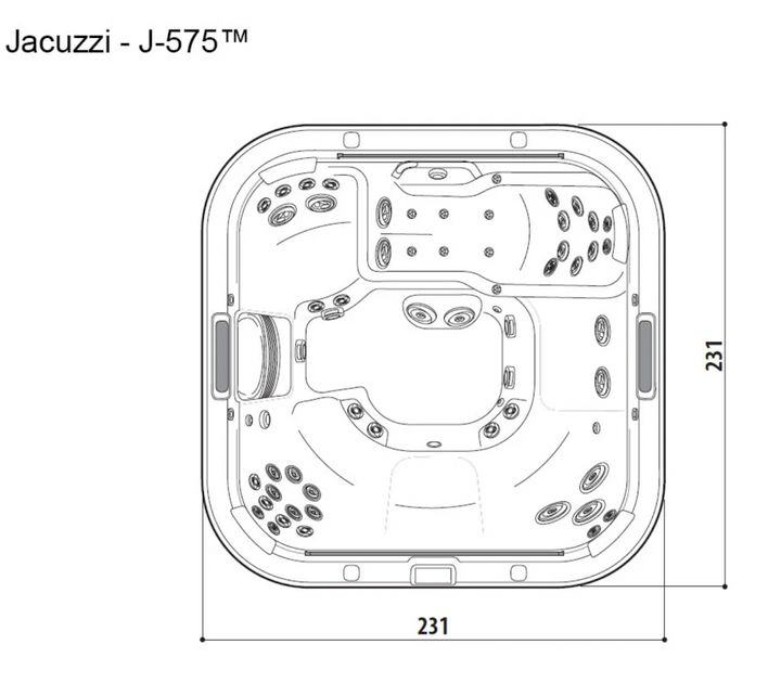 Termoovertræk - til Jacuzzi J-315