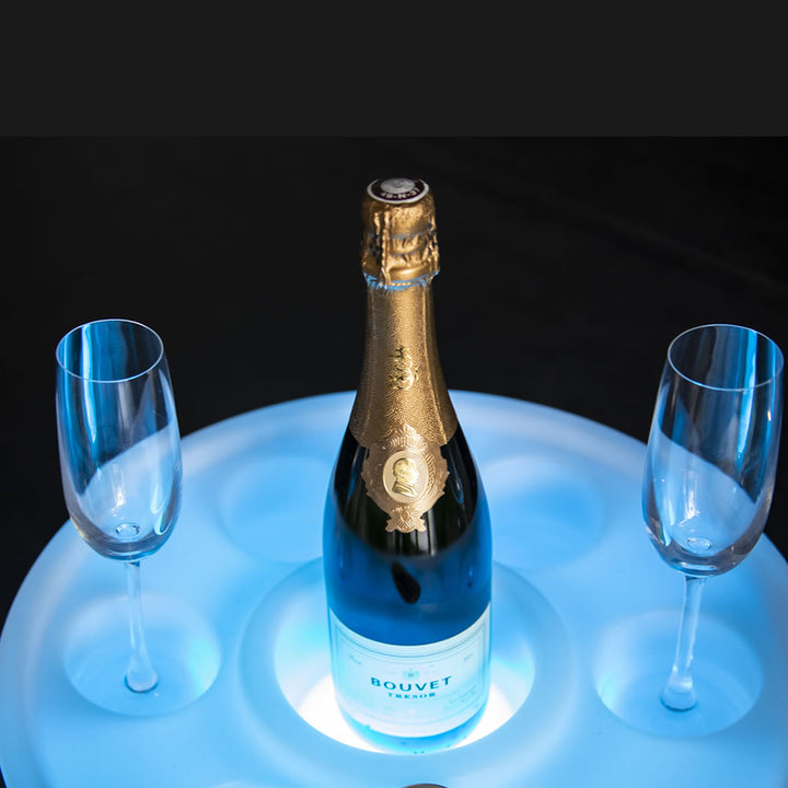 Bar de piscine flottant avec éclairage LED