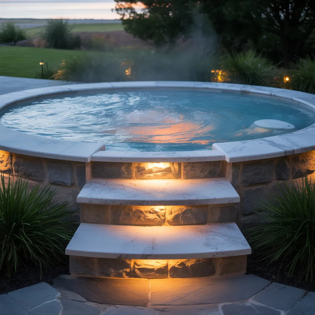 Whirlpool-Treppe, Handlauf & Sicherheit: Sinnvolles Zubehör im Überblick