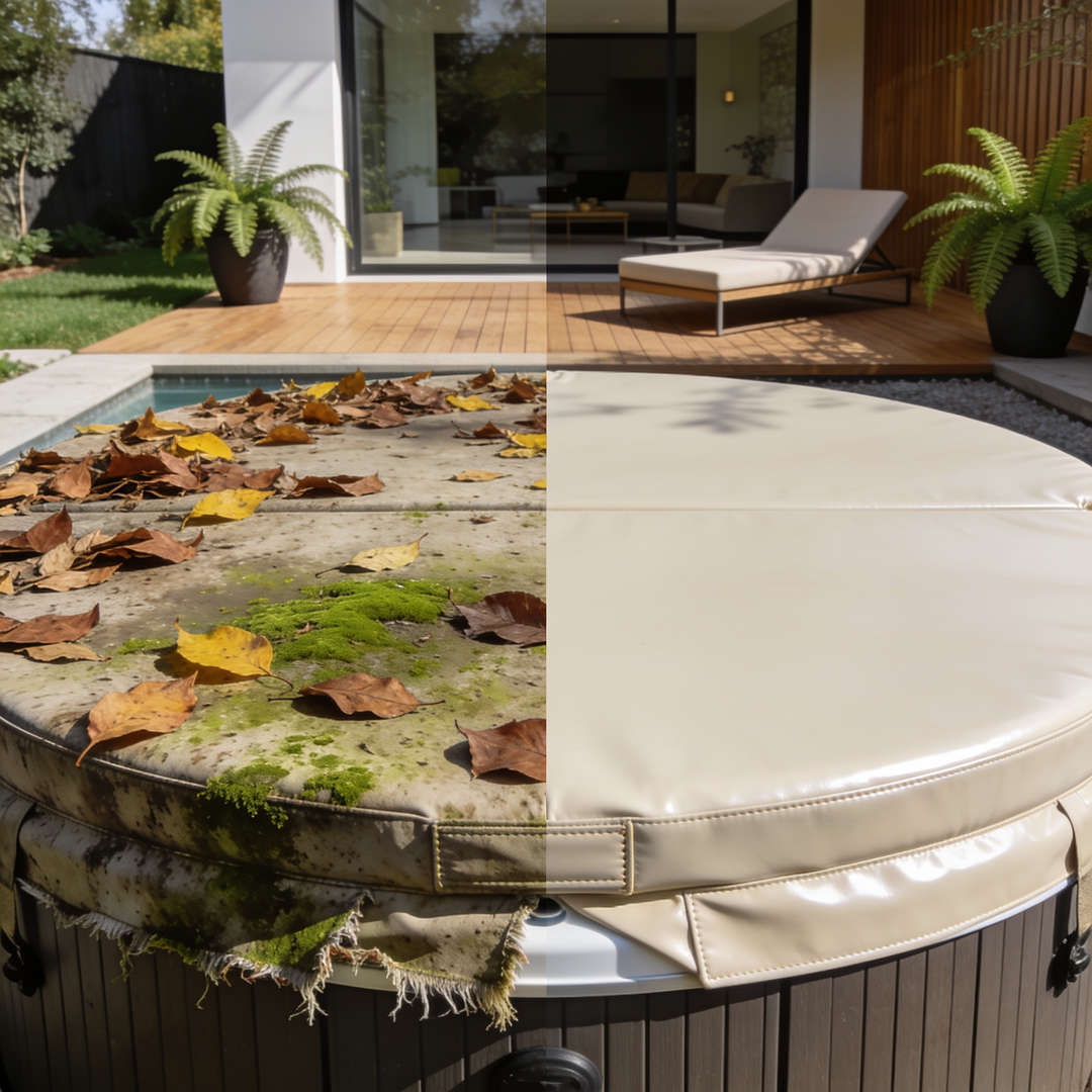 Whirlpool-Abdeckung richtig reinigen: So bleibt sie lange schön und schützt deinen Whirlpool