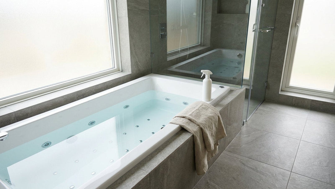 Whirlpool-Badewanne reinigen: Düsen, Rohre und Hygiene im Indoor-Whirlpool