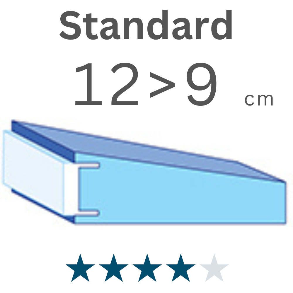 Aufpreis Standard - Cover Dicke 12 > 9cm