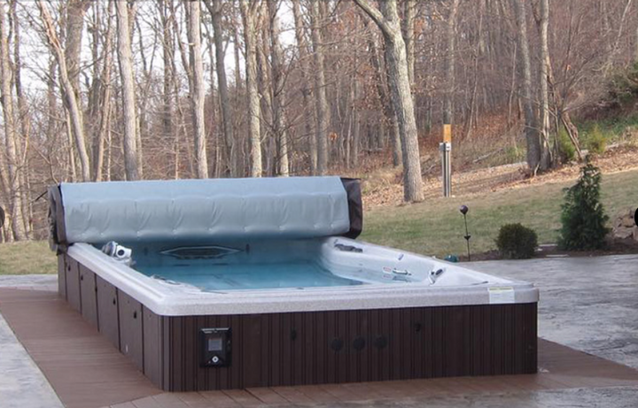 SwimSpa Roll Abdeckung Maßanfertigung