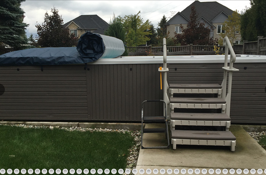 SwimSpa Roll Abdeckung 390 cm