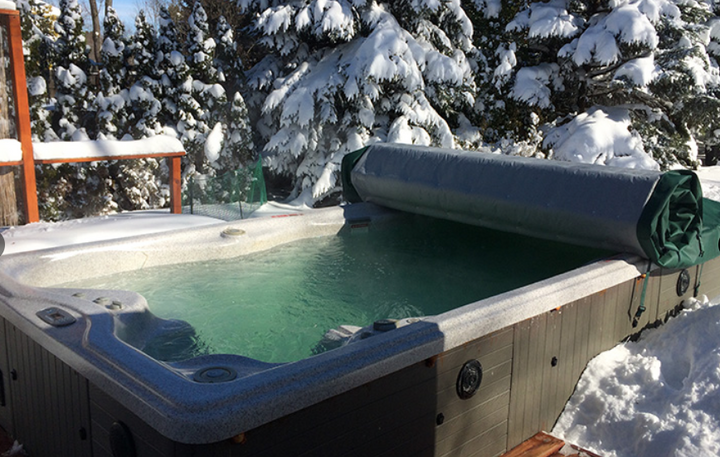 SwimSpa Roll Abdeckung 390 cm